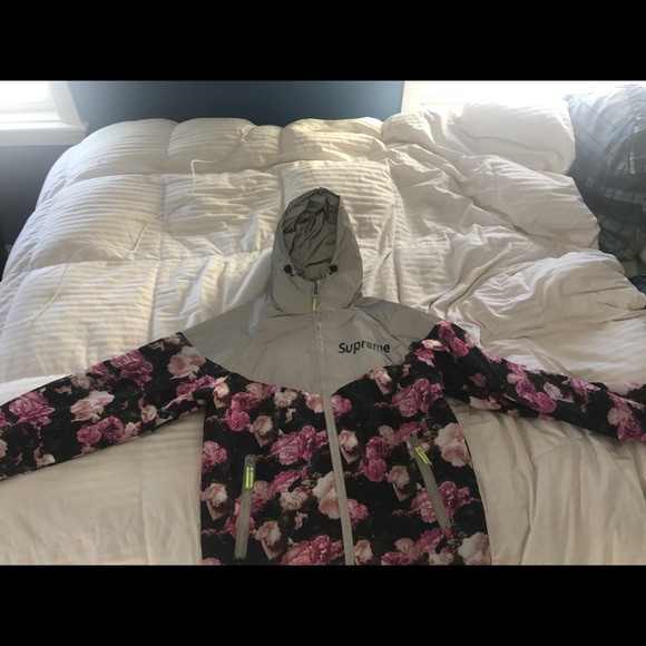 supreme floral windbreaker
